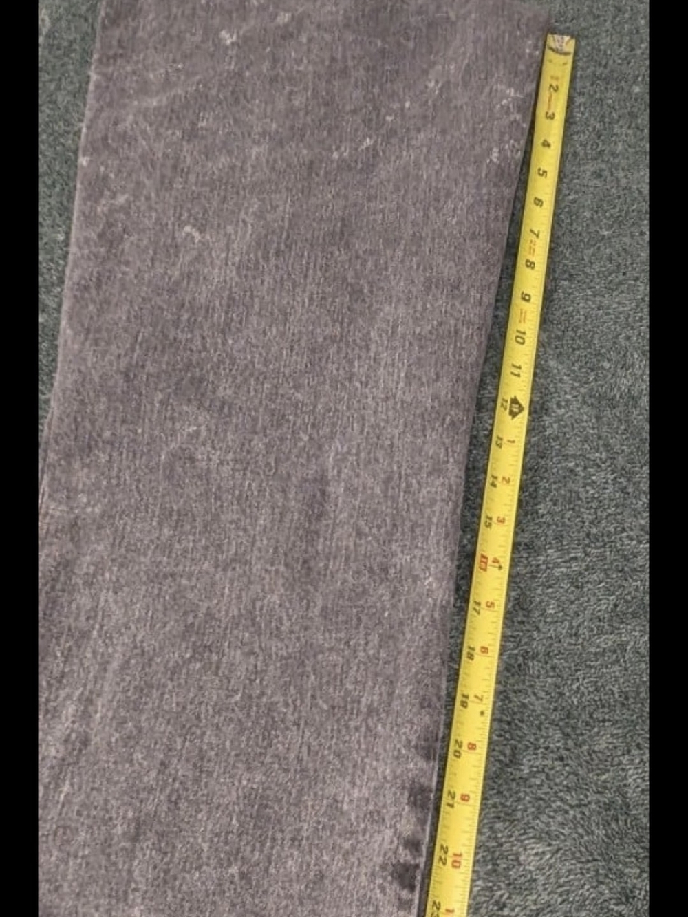 BDG Urban Outfitters Wide Leg Jeans 29 Gray Acid Wash Orange Stitch - Picture 5 of 6